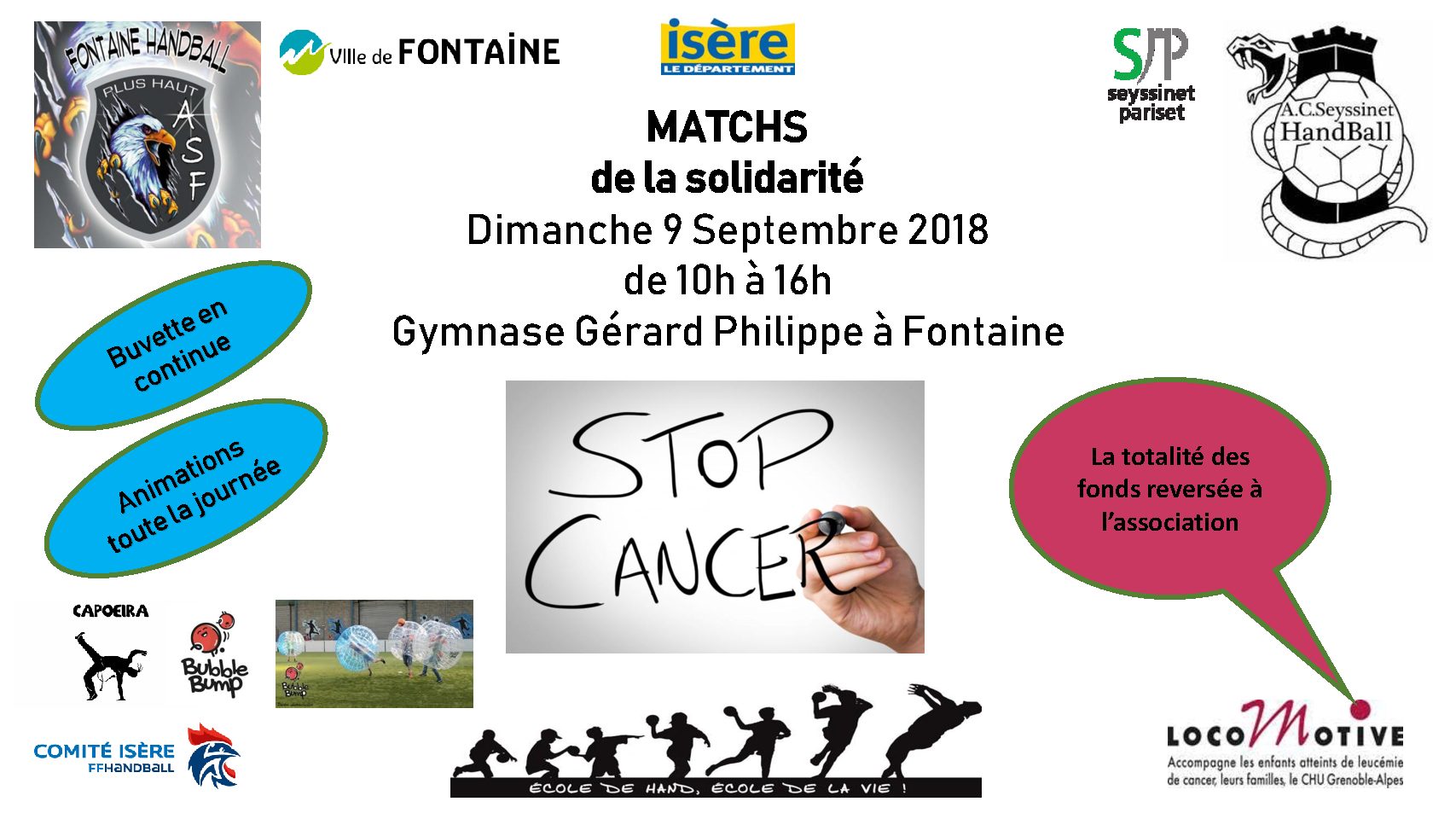 Projet affiche matchs de la solidarité