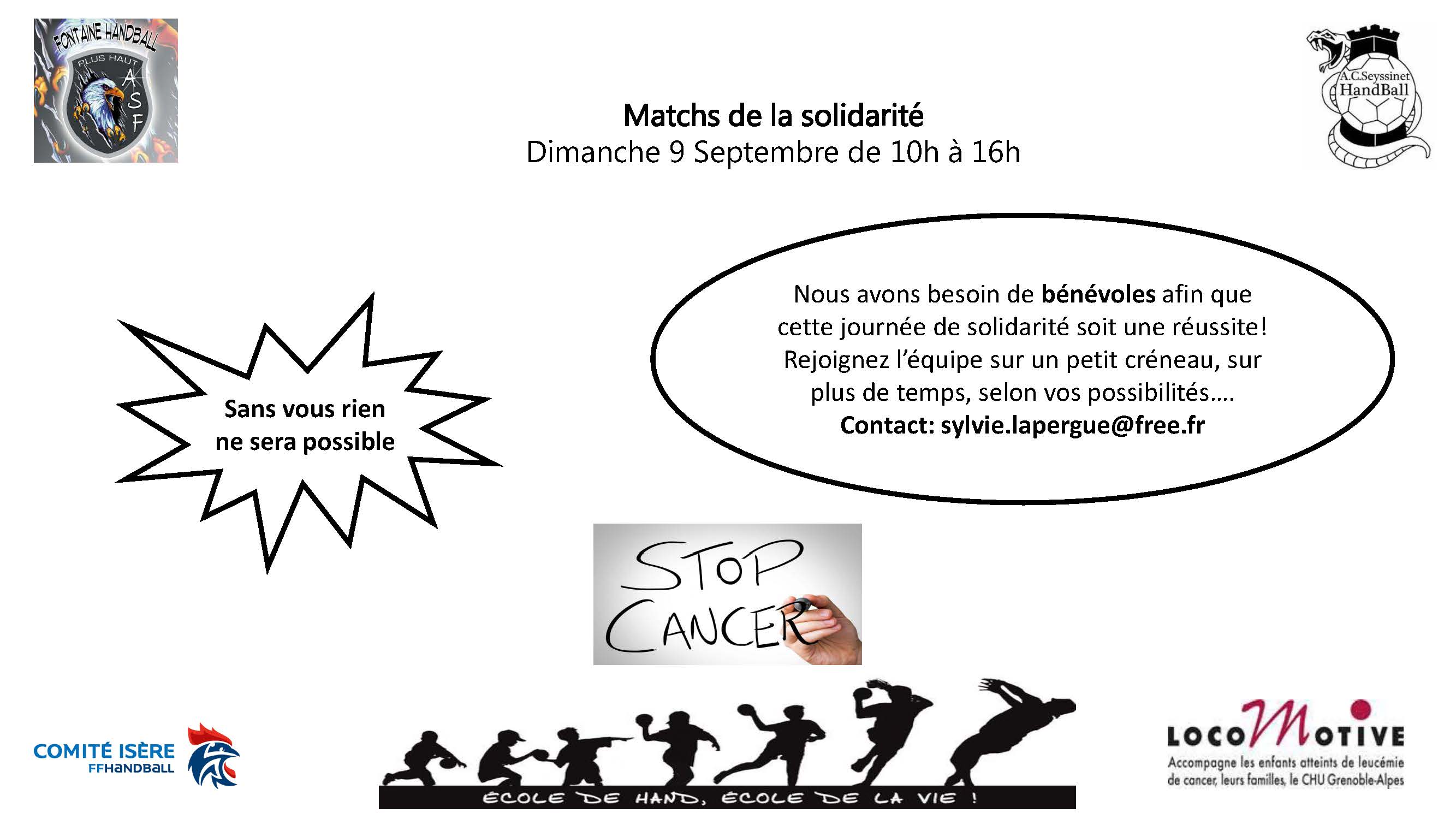 demande de bénévoles