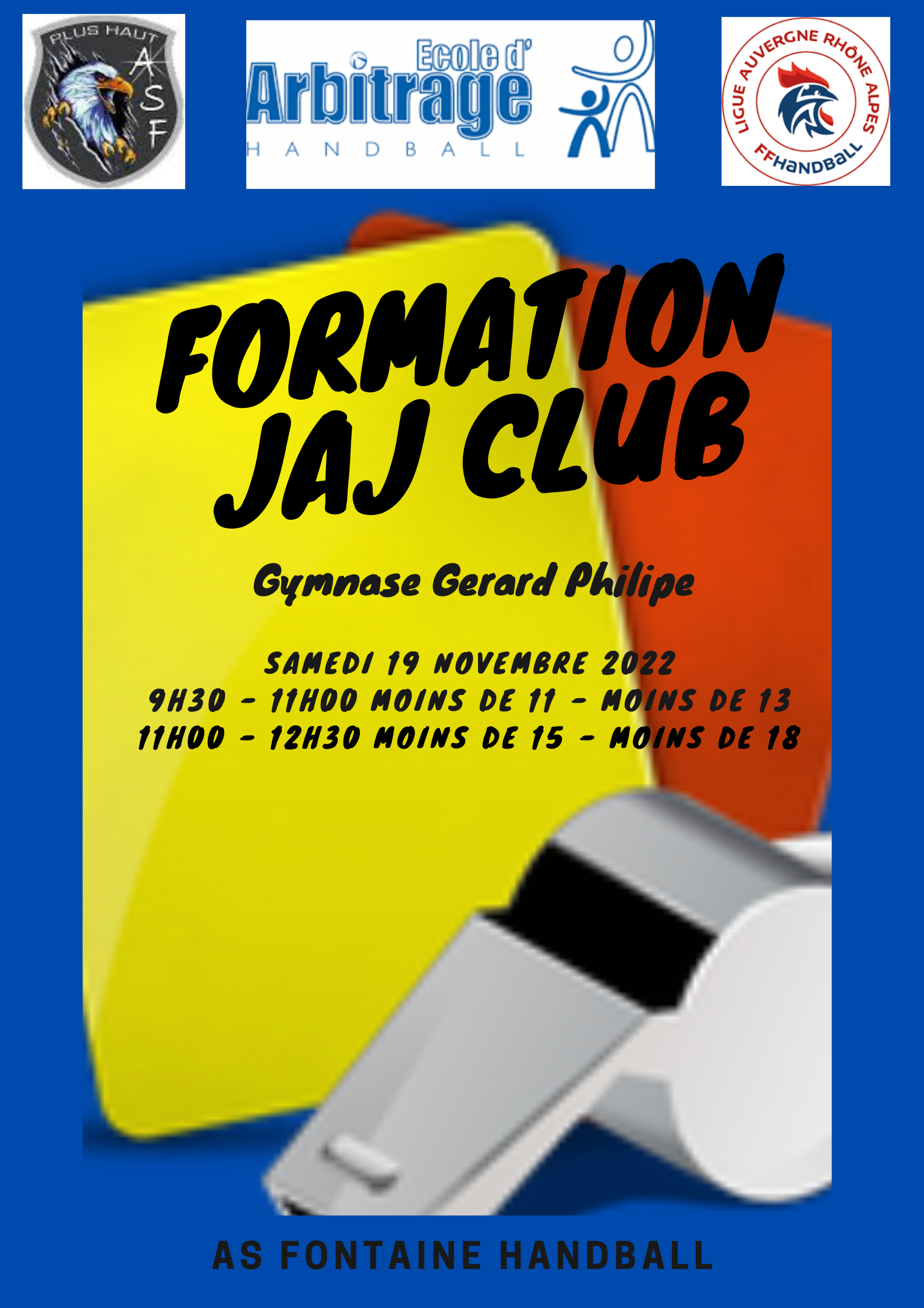 ASFontaineHandball - JourDeMatch