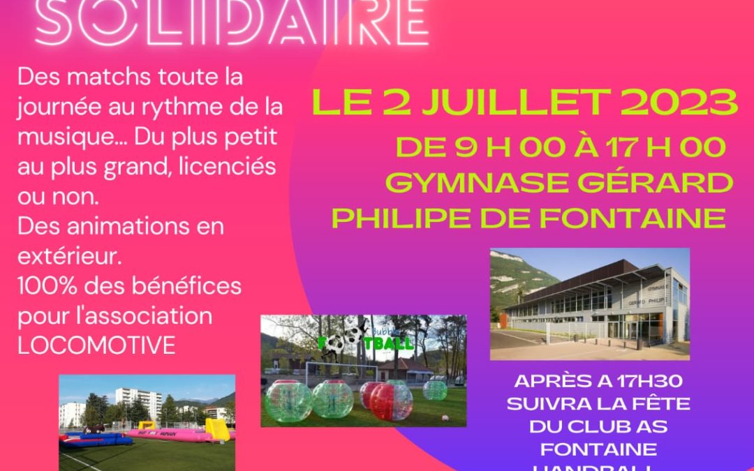 2 juillet : Programme du Tournoi Solidaire