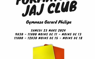 Formation JAJ Club (23 mars 2024)